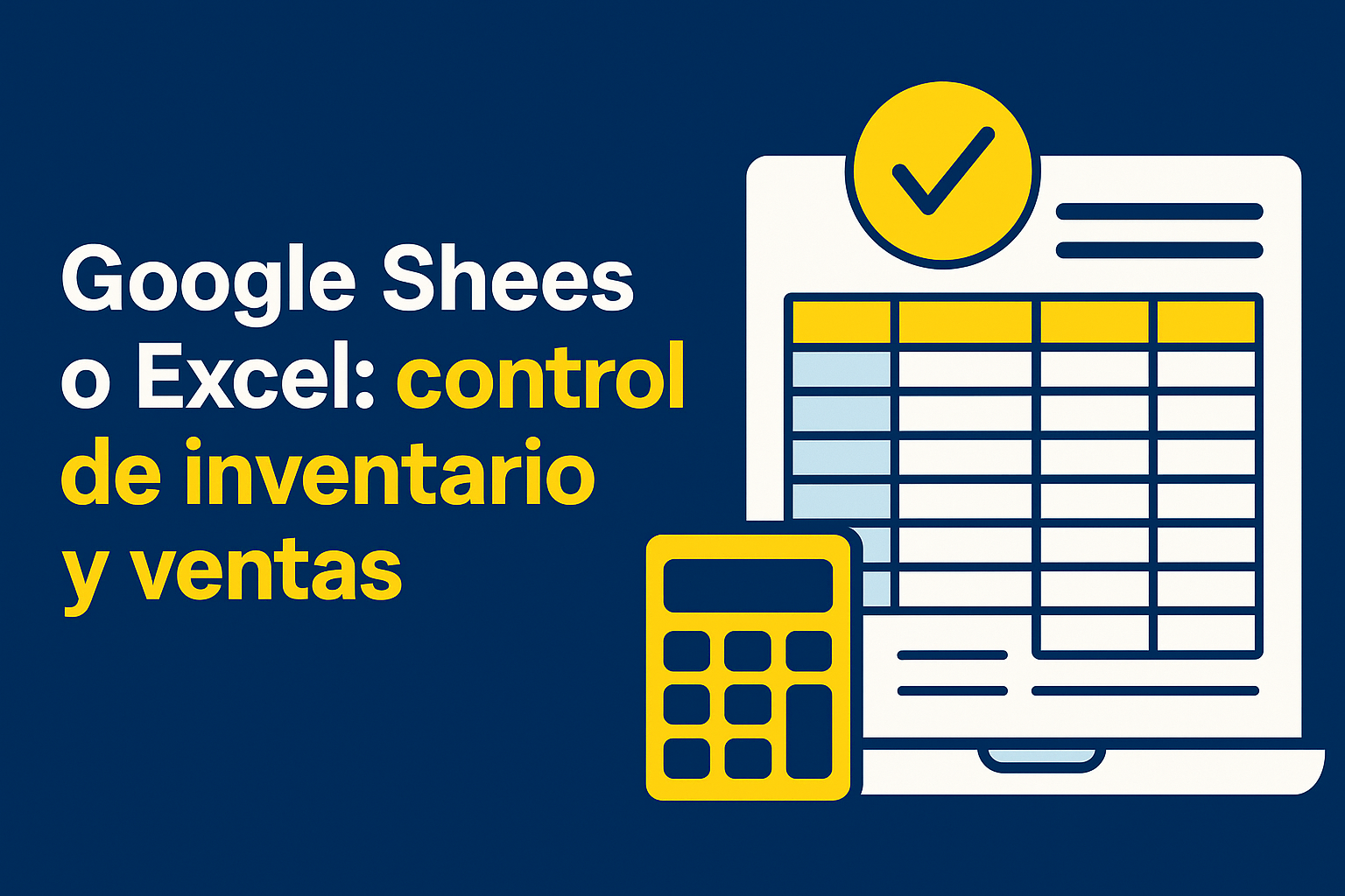 La mejor manera de administrar tu inventario y ventas con Google Sheets