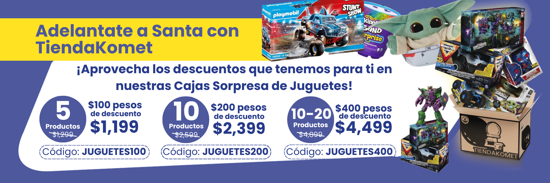 ¡Adelantate a Santa con TiendaKomet! 🚀