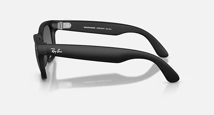 Lentes Ray-ban Meta Wayfarer Gen2 Large Matte Black Polar Negro GRADO B
