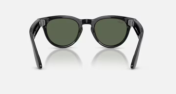 RAY-BAN META HEADLINER GEN 2 NEGRO BRILLANTE MICAS VERDES G-15 GRADO B