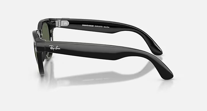 RAY-BAN META HEADLINER GEN 2 NEGRO BRILLANTE MICAS VERDES G-15 GRADO B