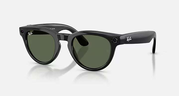 RAY-BAN META HEADLINER GEN 2 NEGRO BRILLANTE MICAS VERDES G-15 GRADO B