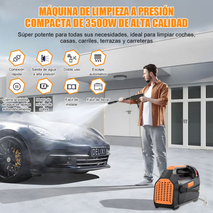HIDROLAVADORA ELECTRICA PORTATIL PISTOLA LAVADO GRADO B