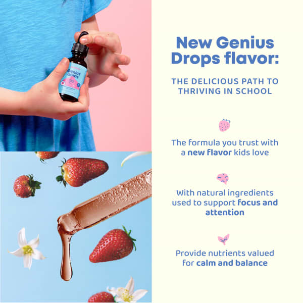 Genius Drops Oyspring Smartberry Sabor Vainilla y Frutilla | Grado B