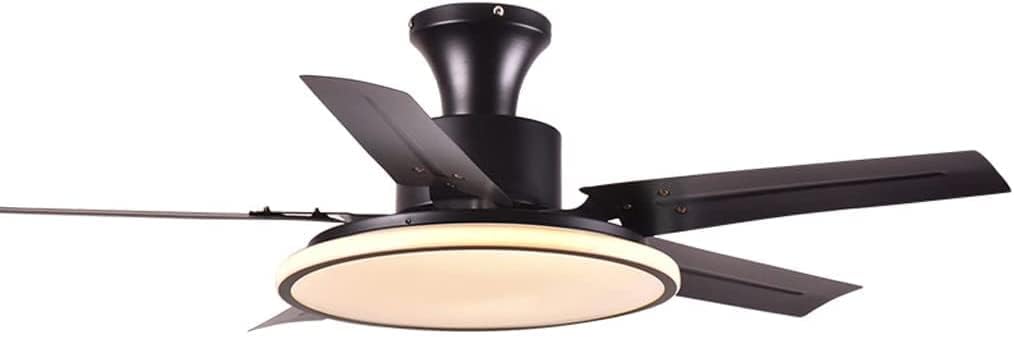 BAVNNRO Ventilador de Techo con Lámpara y Candelabro de Cristal Retráctil de 42 Pulgadas, Reversible, con Control Remoto y Kits de Luz Regulable para Comedor, Sala de Estar y Dormitorio GRADO B