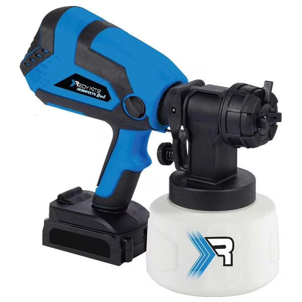 Pistola De Pintar A Bateria Atomizador Y Desinfectante Goni Azul Y Negro GRADO B (INCOMPLETA, FALTAN ACCESORIOS DEL DISPARADOR)