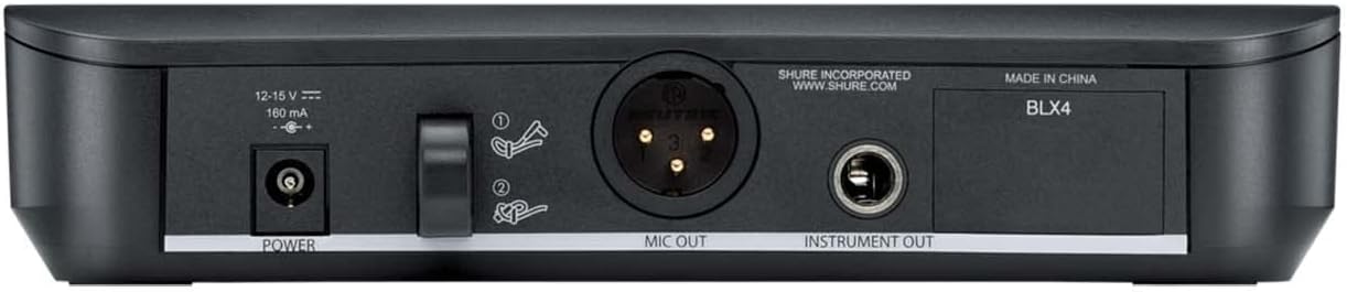 2 HURE BLX24 B58 SISTEMA INALAMBRICO MICROFONO MANO GRADO B