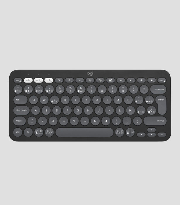 TECLADO LOGITECH PEBBLE KEYS 2 K380S NEGRO GRADO A