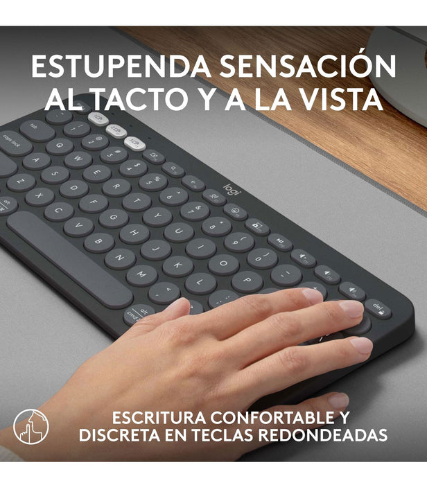 TECLADO LOGITECH PEBBLE KEYS 2 K380S NEGRO GRADO A