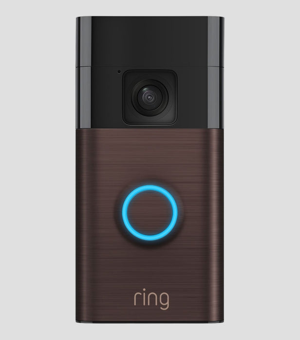 Timbre Con Cámara Inalámbrico Venetian Bronze Ring Battery Doorbell GRADO B