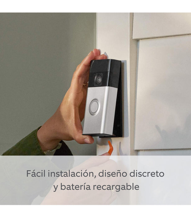 Timbre Con Cámara Inalámbrico Venetian Bronze Ring Battery Doorbell GRADO B