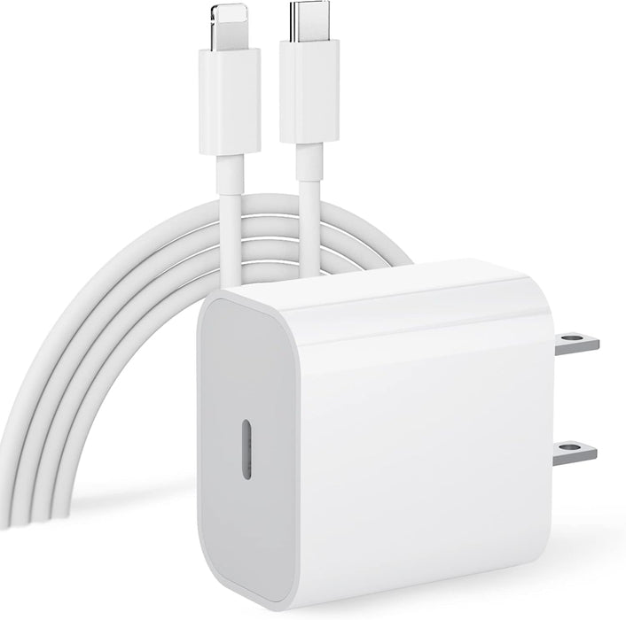 ADAPTADOR 20W TIPO C A LIGHTNING CARGA RÁPIDA COMPATIBLE CON IPHONE GRADO A. - TiendaKomet México