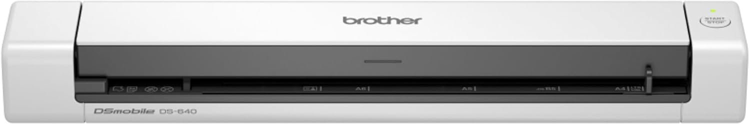 Escáner Portátil Usb En Color Brother Ds-640 Blanco GRADO B