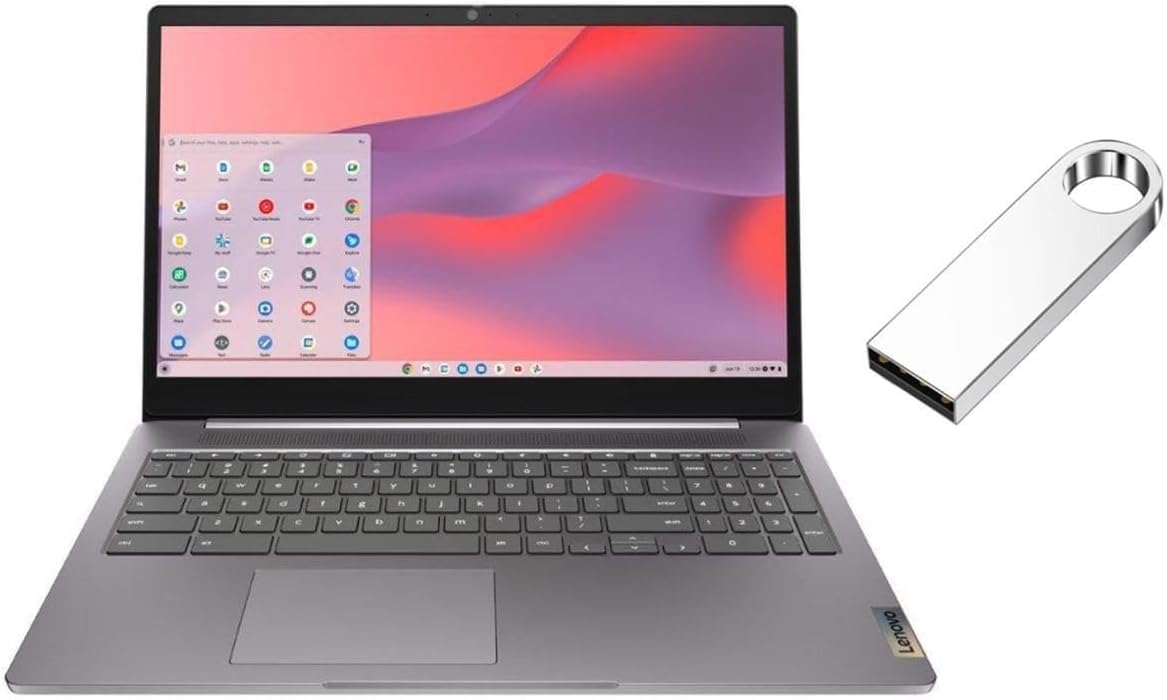 Lenovo IdeaPad 3 Chrome 15IJL6 con procesador Intel N4500, 4GB de RAM,64GB de almacenamiento GRADO A