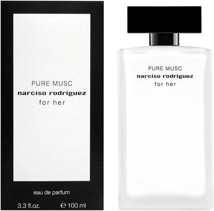 NARCISO RODRIGUEZ PURE MUSC FOR WOMAN EAU DE PARFUM SPRAY, 100 ML 3.3 FLUID OUNCE GRADO B