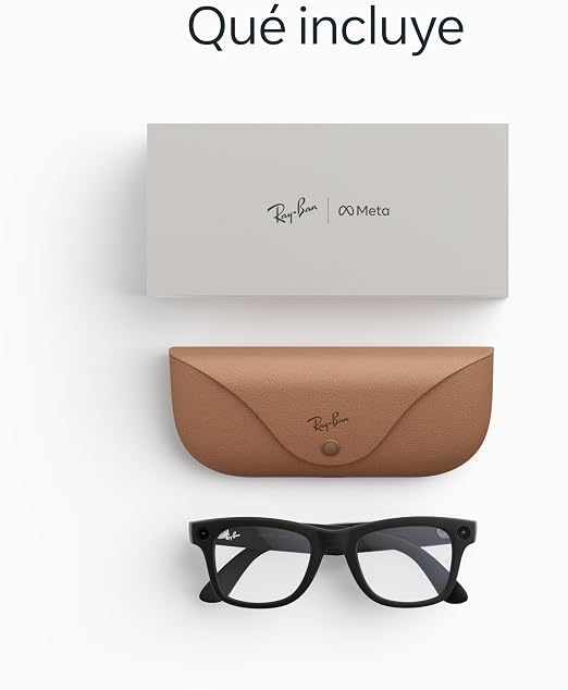 LENTES RAY-BAN META WAYFARER GEN2 MATTE BLACK SK-1001200-01 NEGRO GRADO B
