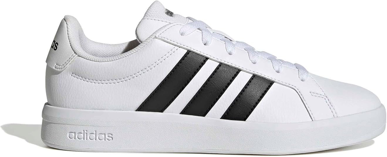 Tenis adidas Casuales Grand Court Base 3.0 Jr4616 Blanco Lisa 23.5 MX GRADO A