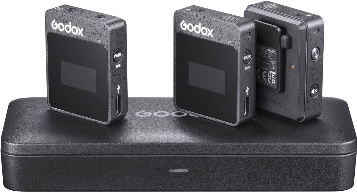 MICROFONO INALAMBRICO GODOX MOVELINK II M2 DUAL 3.5MM NEGRO GRADO B