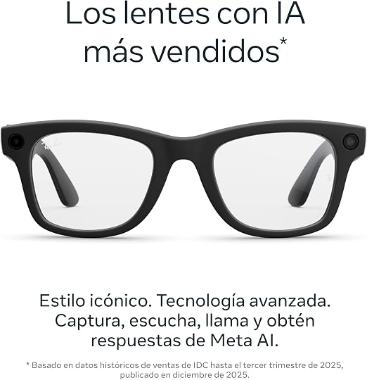 LENTES RAY-BAN META WAYFARER GEN2 MATTE BLACK SK-1001200-01 NEGRO GRADO B