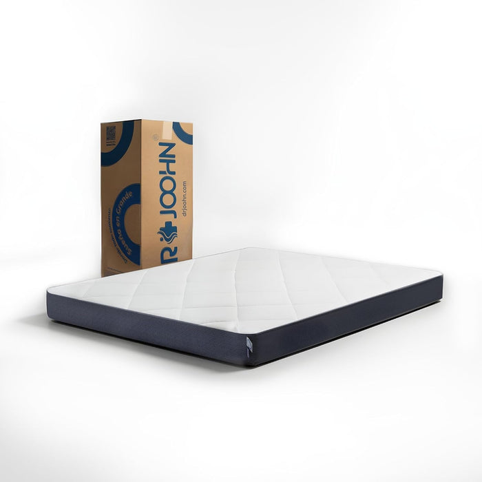 Colchón King Size En Caja Ortopédico Espuma Alta Densidad Dr joohn 18 Cm Blanco GRADO B