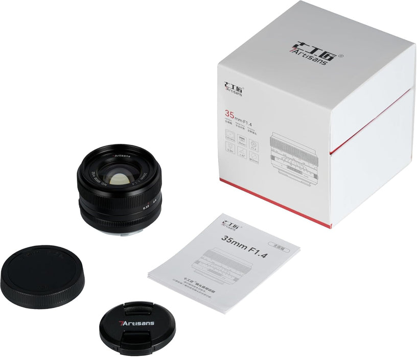 🎨 Lente 7Artisans 35mm F1.4 Mark III | Enfoque Manual Full Frame | Bokeh Artístico (Grado A) ✨