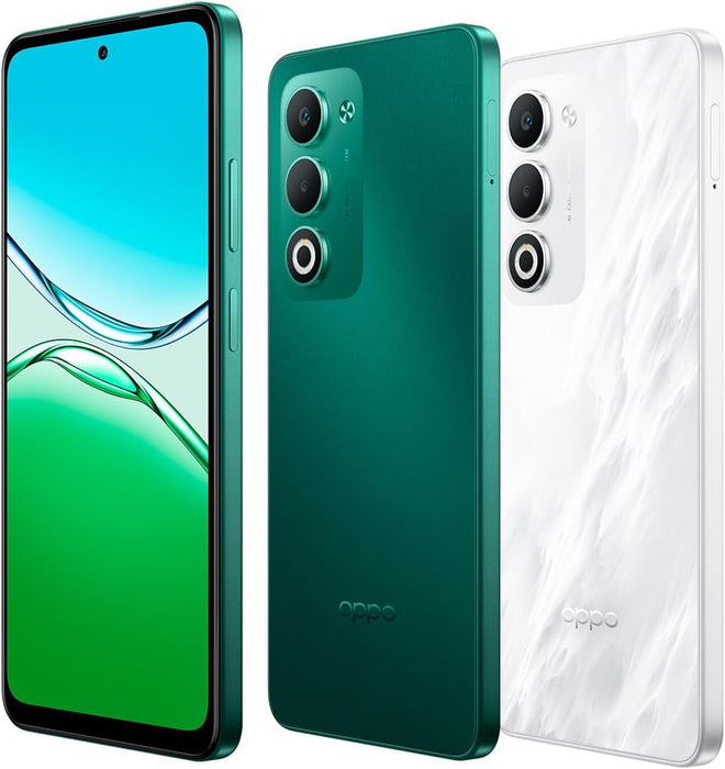 OPPO A5 VERDE AURORA 256 GB + 4GB, CAMARA 50MP + 5MP, BATERI­A DE 5 AÑOS + CARGA RÁPIDA 45W, RESISTENCIA GRADO MILITAR, PANTALLA ULTRABRILLANTE 1000 NITS, AI GRADO A