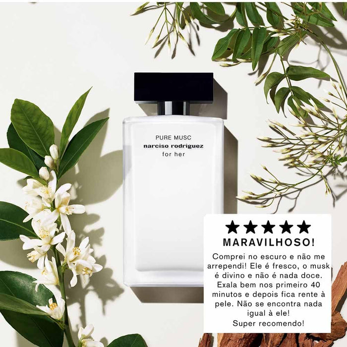 NARCISO RODRIGUEZ PURE MUSC FOR WOMAN EAU DE PARFUM SPRAY, 100 ML 3.3 FLUID OUNCE GRADO B