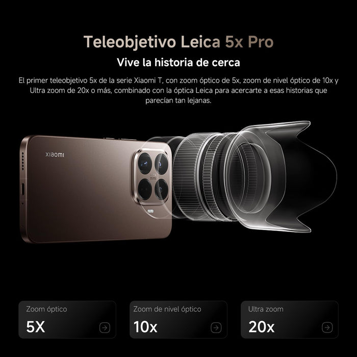 XIAOMI 15T Celular 12GB RAM+512GB ROM Gris Cámara de 50MP GRADO B