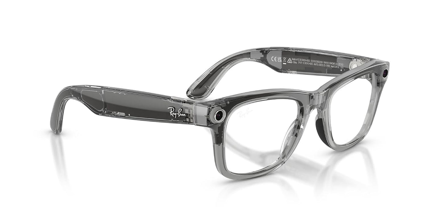 Lentes Wayfarer 2a Generación Sk-1001845-01 Meta Ray-ban Zafiro Gris Transitions GRADO A
