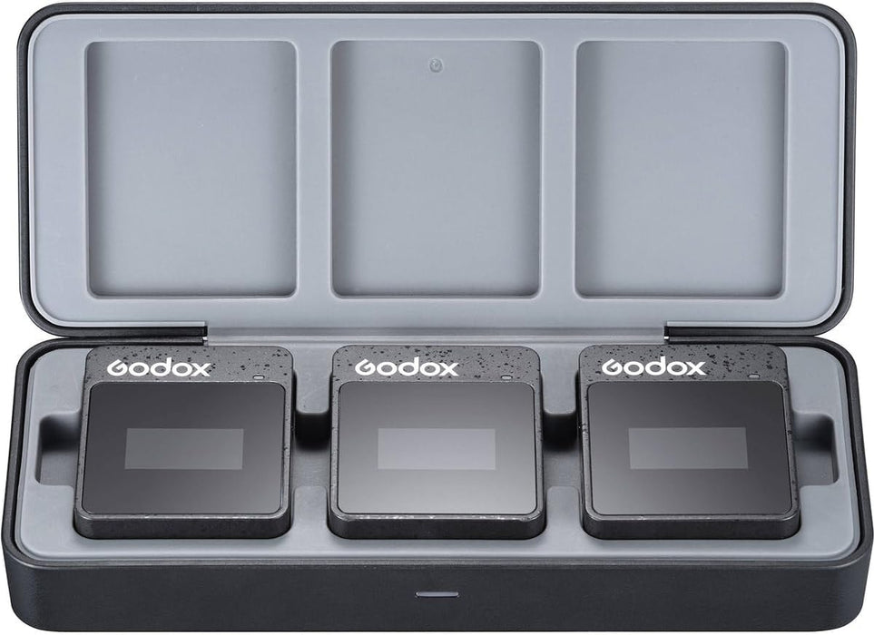 MICROFONO INALAMBRICO GODOX MOVELINK II M2 DUAL 3.5MM NEGRO GRADO B