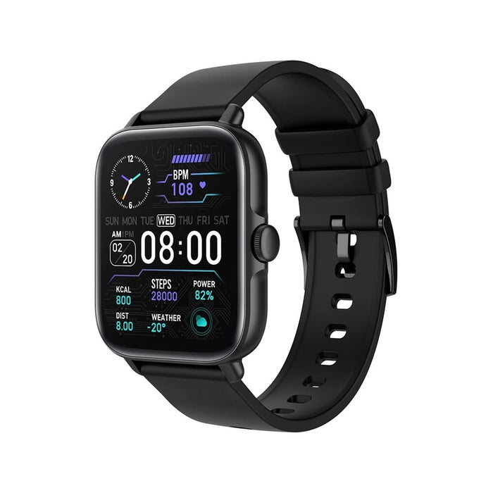 SMARTWATCH COLMI P SERIES P28 PLUS 1.69  CAJA 36MM DE ALEACION NEGRA, MALLA  NEGRA DE  SILICONA GRADO A