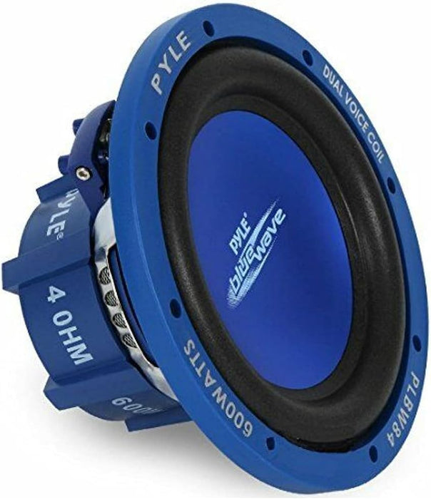 Car Subwoofer Pyle PLBW84 8-inch 600W Power 4 Ohm Impedance GRADO B