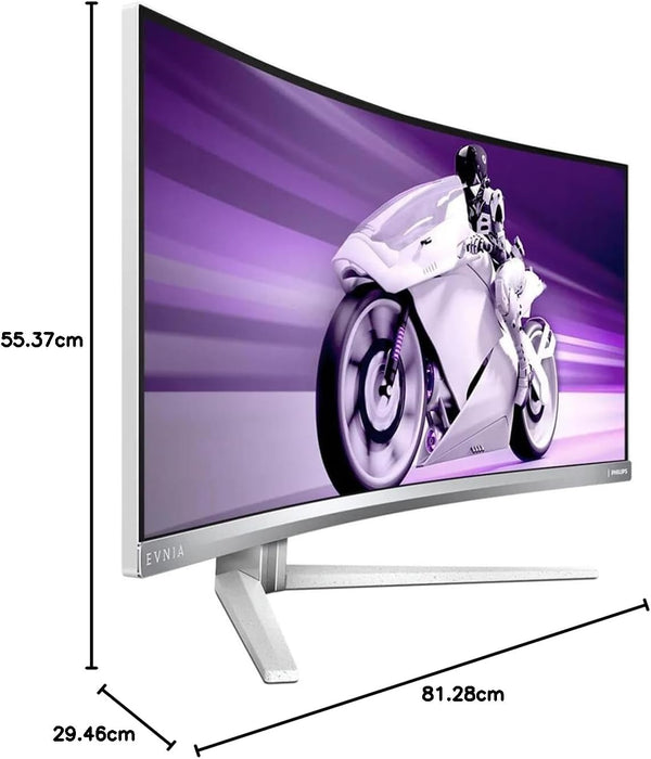 Monitor Gaming Curvo Philips Evnia 34M2C8600 (QD-OLED, 34", 175Hz) | Grado A