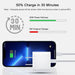 ADAPTADOR 20W TIPO C A LIGHTNING CARGA RÁPIDA COMPATIBLE CON IPHONE GRADO A. - TiendaKomet México