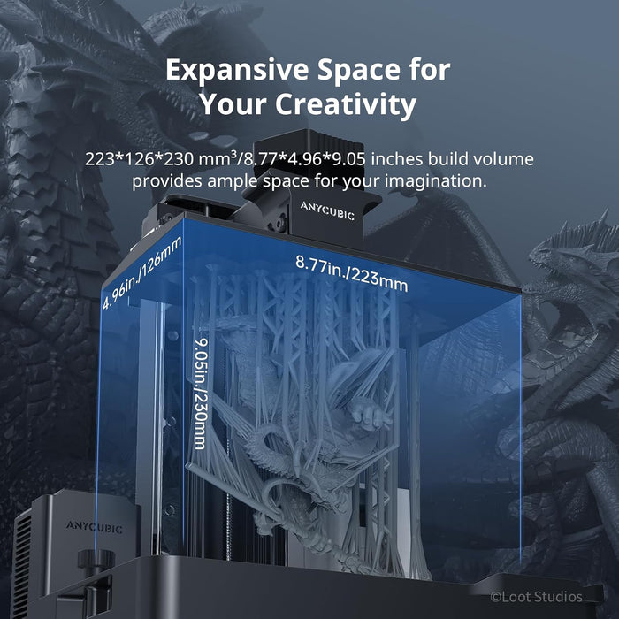 ANYCUBIC PHOTON MONO M7 PRO | IMPRESORA 3D DE RESINA 14K | 170mm/h | 10.1" | GRADO B