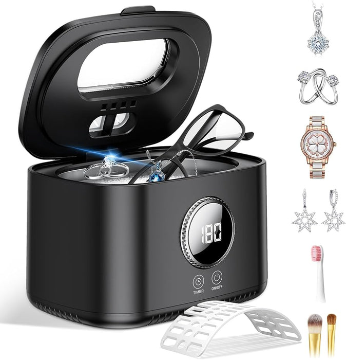 Limpiador Ultrasónico Portátil para Joyas Batería No Incluida | Grado B