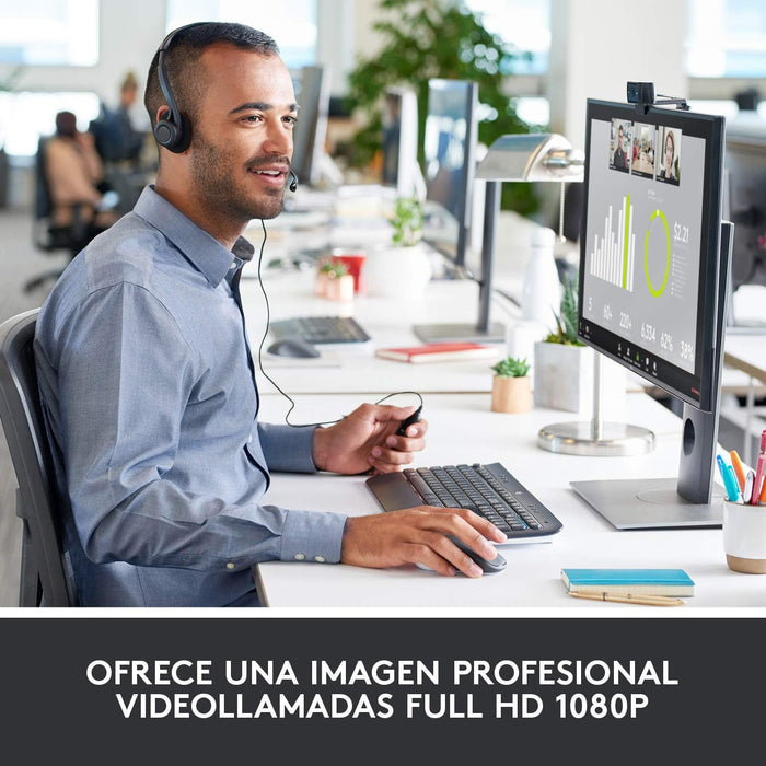 Webcam Logitech C920 Full Hd Pro 30fps Con MicrAlfonos Negro GRADO B