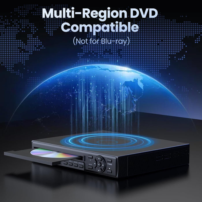 DVD Player Desobry HDMI for TV Region Free Full HD 1080p GRADO B