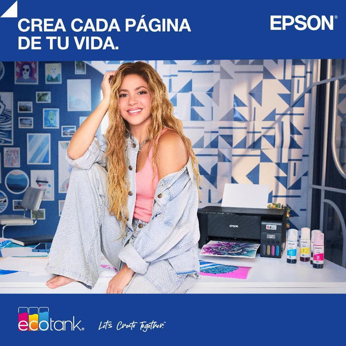 Pack 4 Tintas Epson T544 Originales (Negro, Cian, Magenta, Amarillo) | Kit T544520-4P para EcoTank L3110, L3150, L3210, L3250 GRADO B - TiendaKomet México