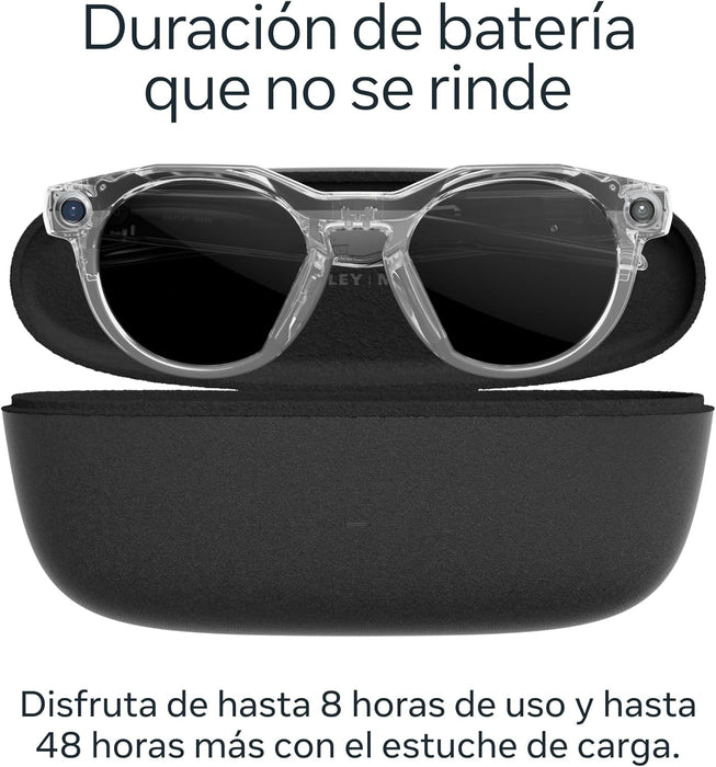 OAKLEY | META HSTN - CON META AI Y COMPATIBILIDAD DE AUDIO, FOTO Y VIDEO - CLEAR, CLEAR TO GREY TRANSITIONSÂ® TRANSPARENTE GRADO B