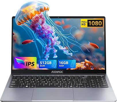 LAPTOP ACEMAGIC RAM 16 GB 512 GB COLOR GRIS RYZEN 7 PRO GRADO B