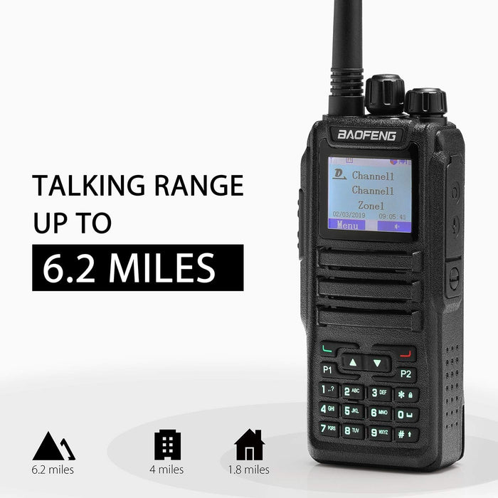 RADIO DIGITAL BAOFENG DMR ENCRIPTADOS OPEN GD77 UHFVHF GRADO A