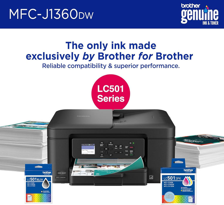 IMPRESORA BROTHER MFC-J1360DW INALAMBRICA COLOR TODO EN UNO GRADO B