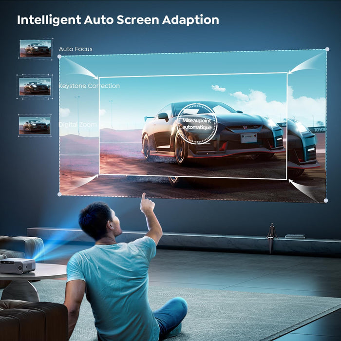 [Proyector] YABER Pro V9 600 ANSI Native 1080P WiFi 6 Blueto GRADO A
