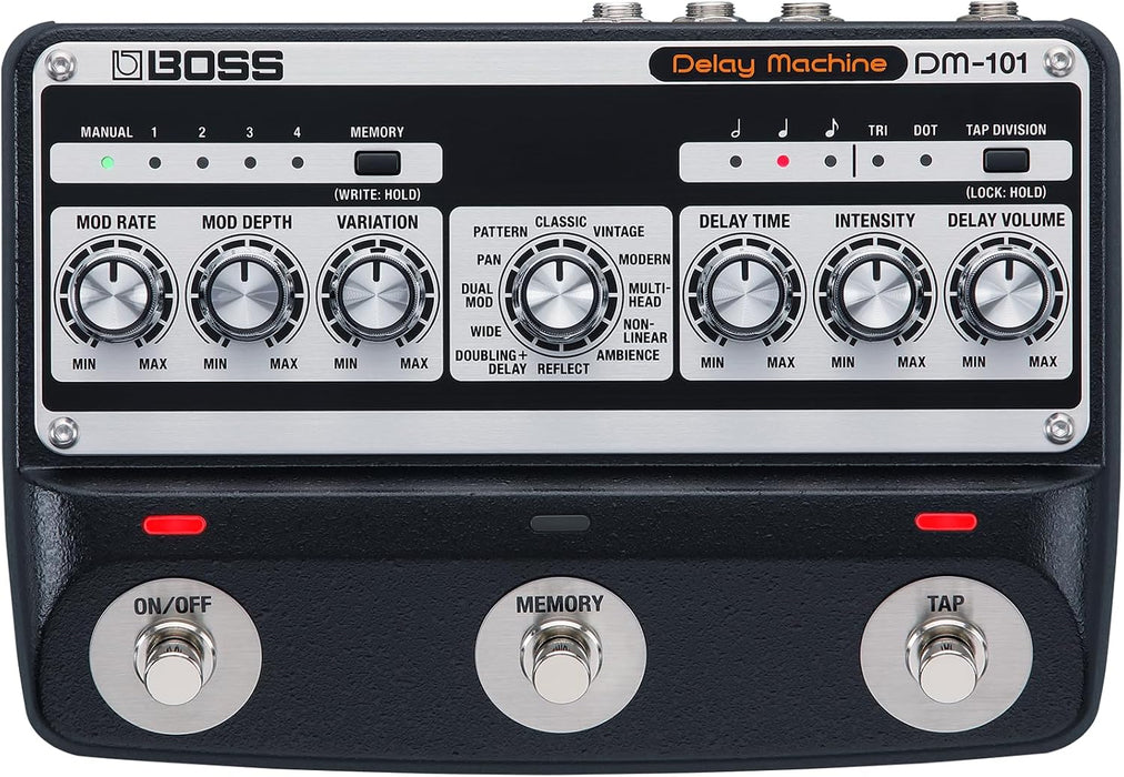 PEDAL DELAY BOSS DM-101 ANALOGICO GUITARRA NEGRO GRADO B