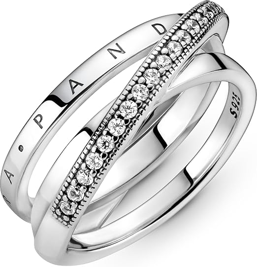 ANILLO PANDO TRIPLE BANDA EN PAVE 2