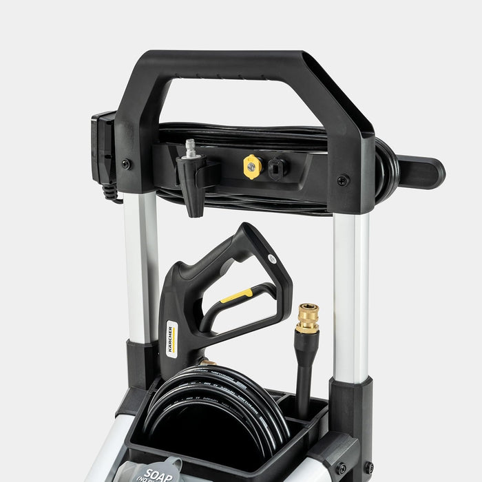 KÄRCHER PRESSURE WASHER K1700B, CETA CERTIFIED, 3 SPRAY NOZZLES, DETERGENT TANK, FOR CARS, DRIVEWAYS, SIDING, PATIOS, 1.2 MAX. GPM