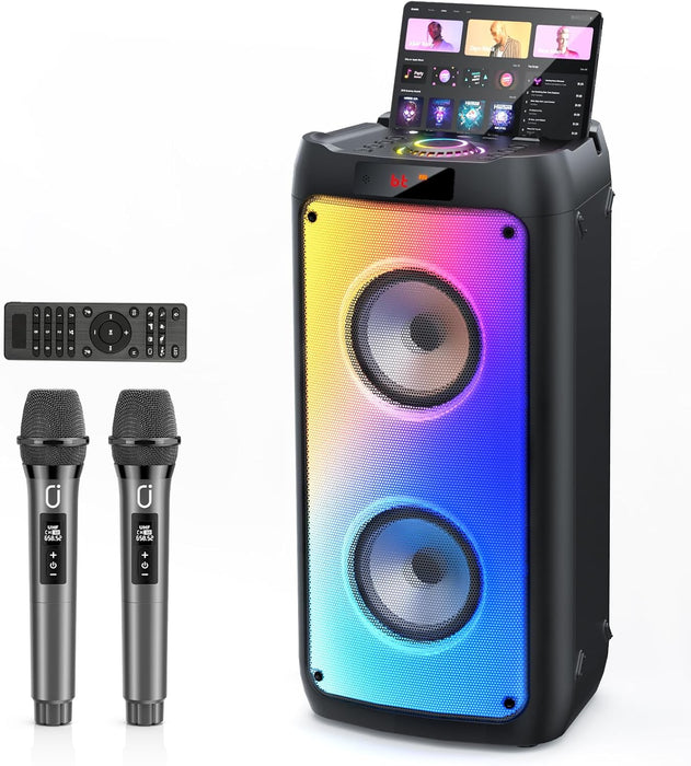 Bocina Portátil para Karaoke JYX T10T con Bluetooth | Grado B (Detalles Estéticos / Rayones