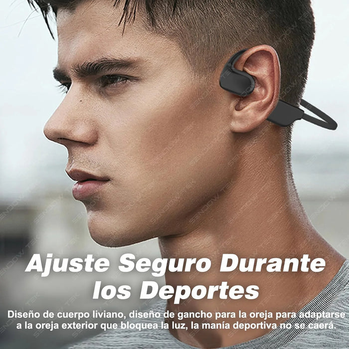 Audífonos Deportivos Xundd B010 (Negro) | Conducción Ósea Profesional💎🚀