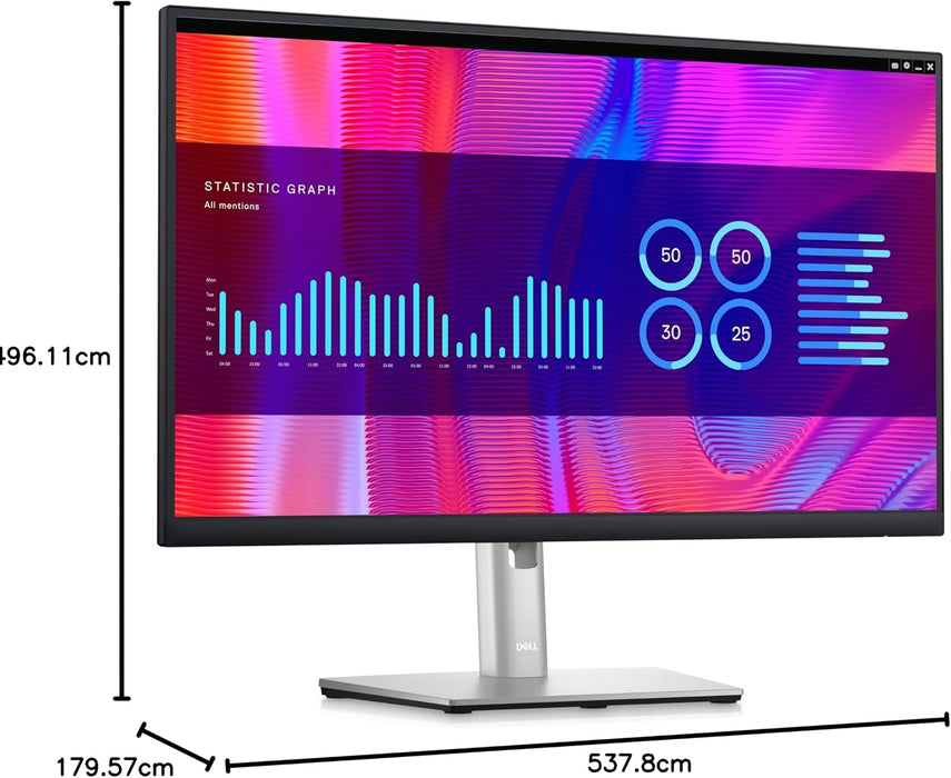 MONITOR DELL P2423DE 23.8 QHD WLED LCD 16:9 - NEGRO GRADO A